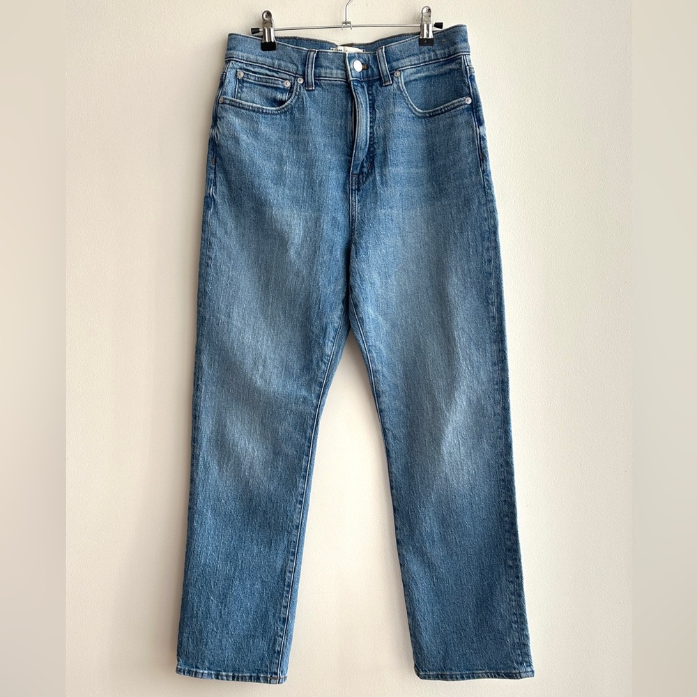 Madewell Women’s The ‘90s Straight Jean, Size 28, Medium/Rondell Wash